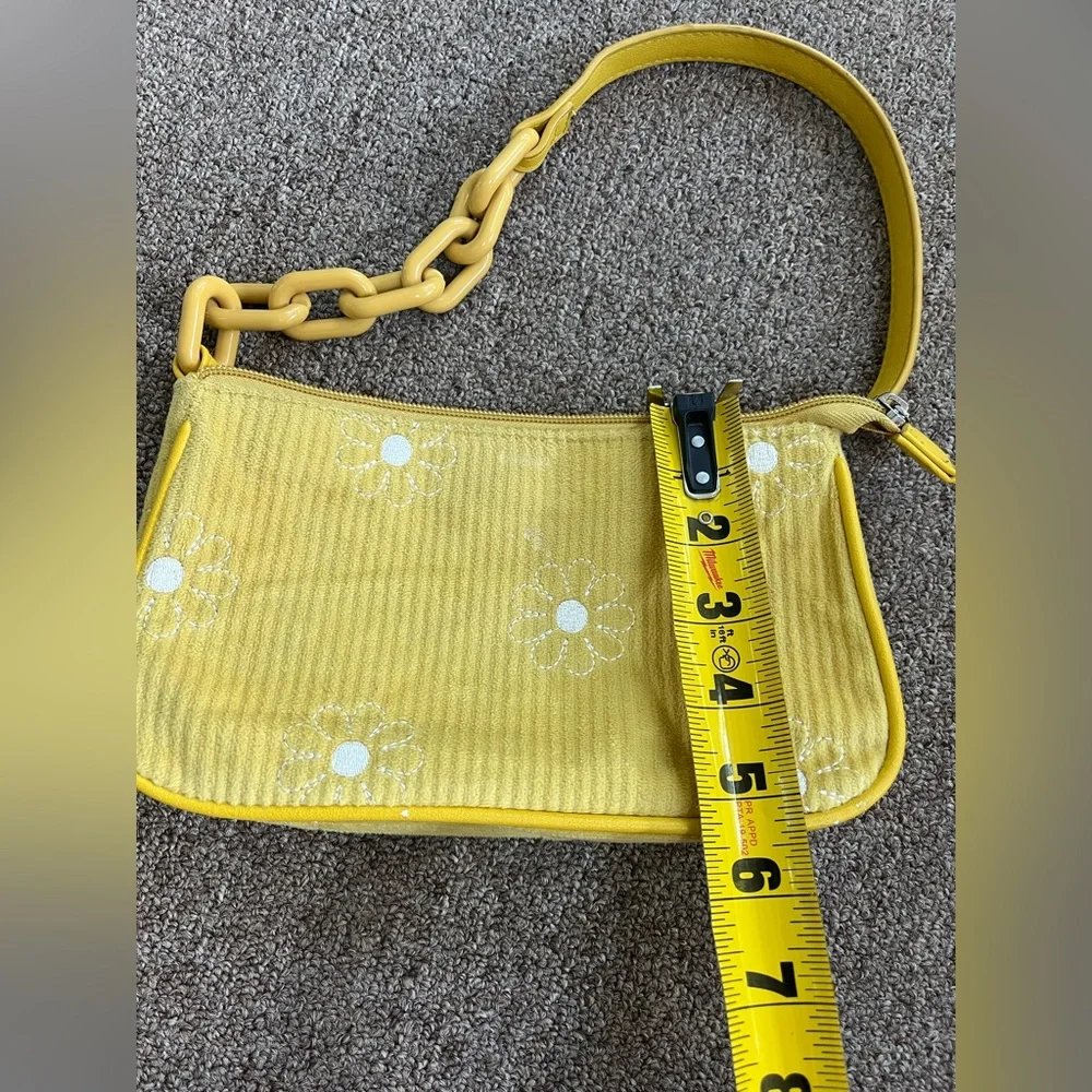 Yellow Daisies Mini Y2K Shoulder Bag Art‎ Class Floral